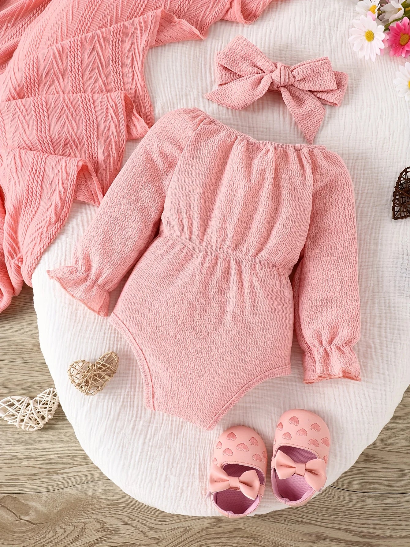 Baby Two Piece Bow Set