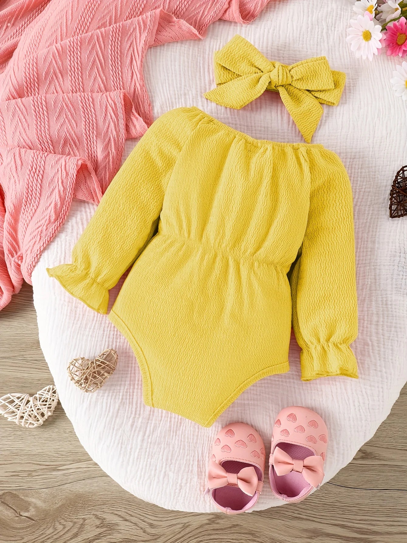 Baby Two Piece Bow Set