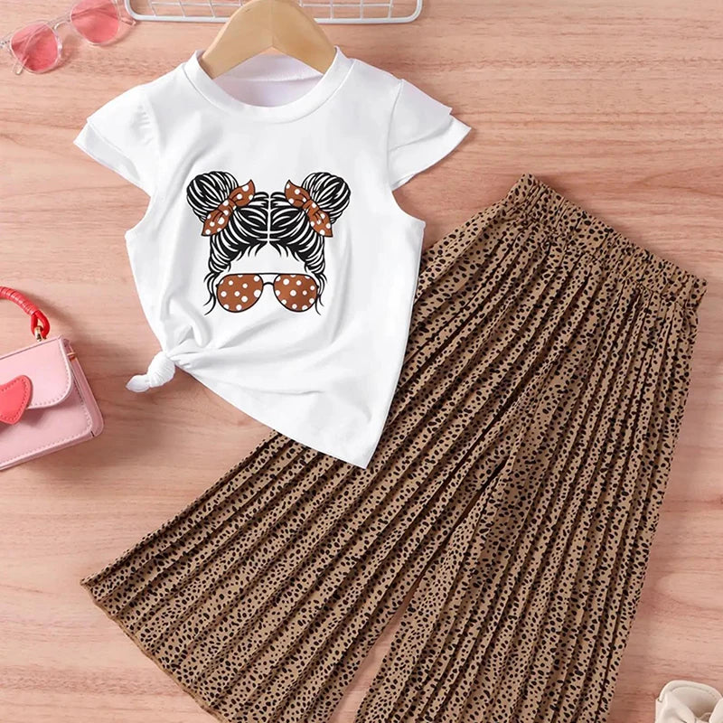 Wide Leg Pants Two Piece