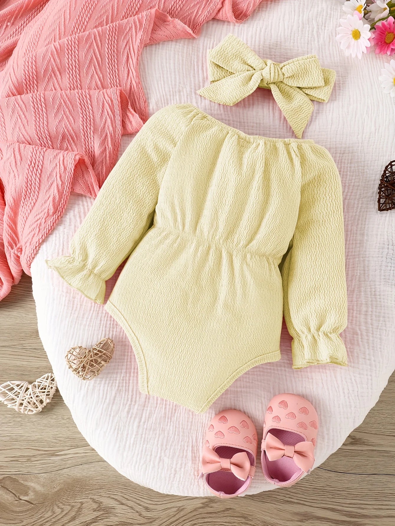 Baby Two Piece Bow Set