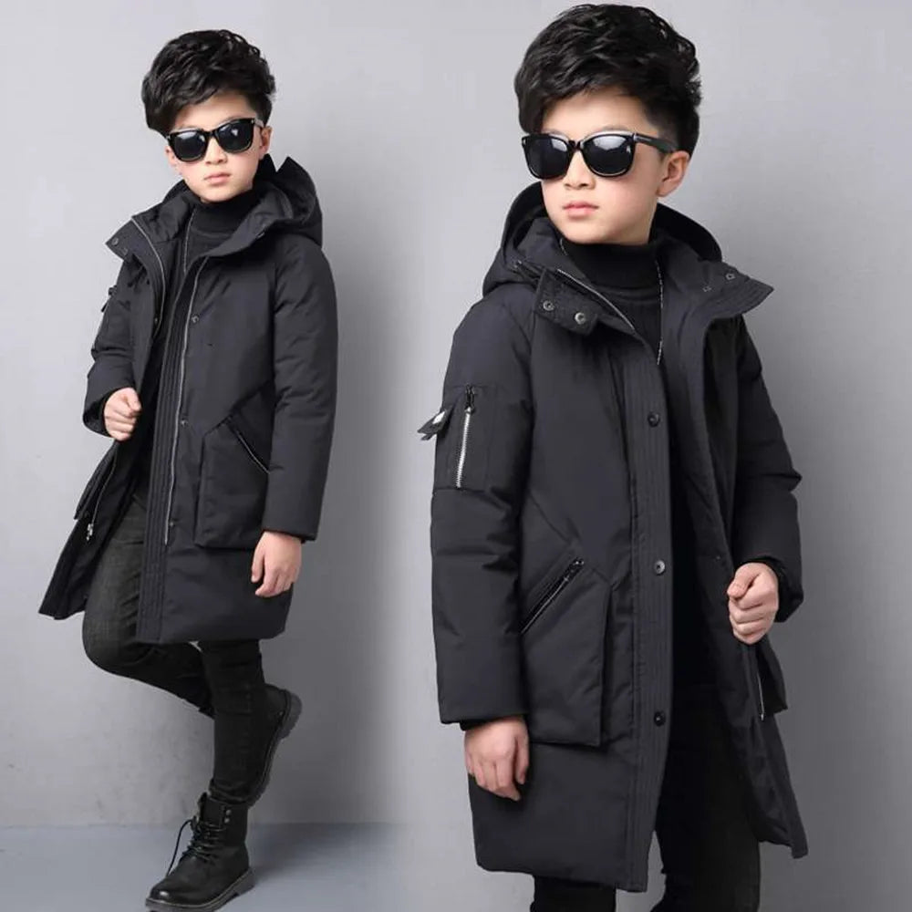 Winter Hooded Down Jacket