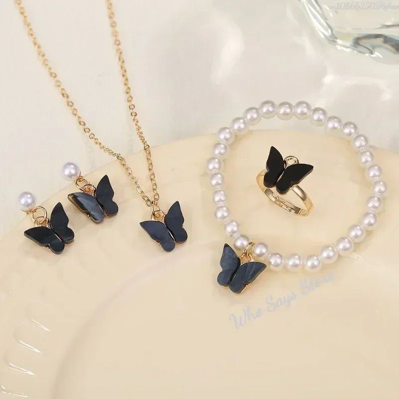 Butterfly Jewelry Set