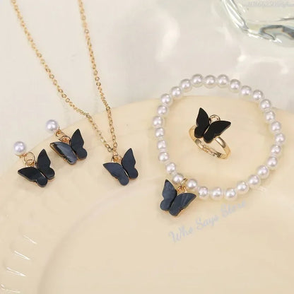 Butterfly Jewelry Set