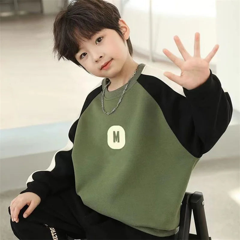 Boys Sweatshirt and Hoodies Set