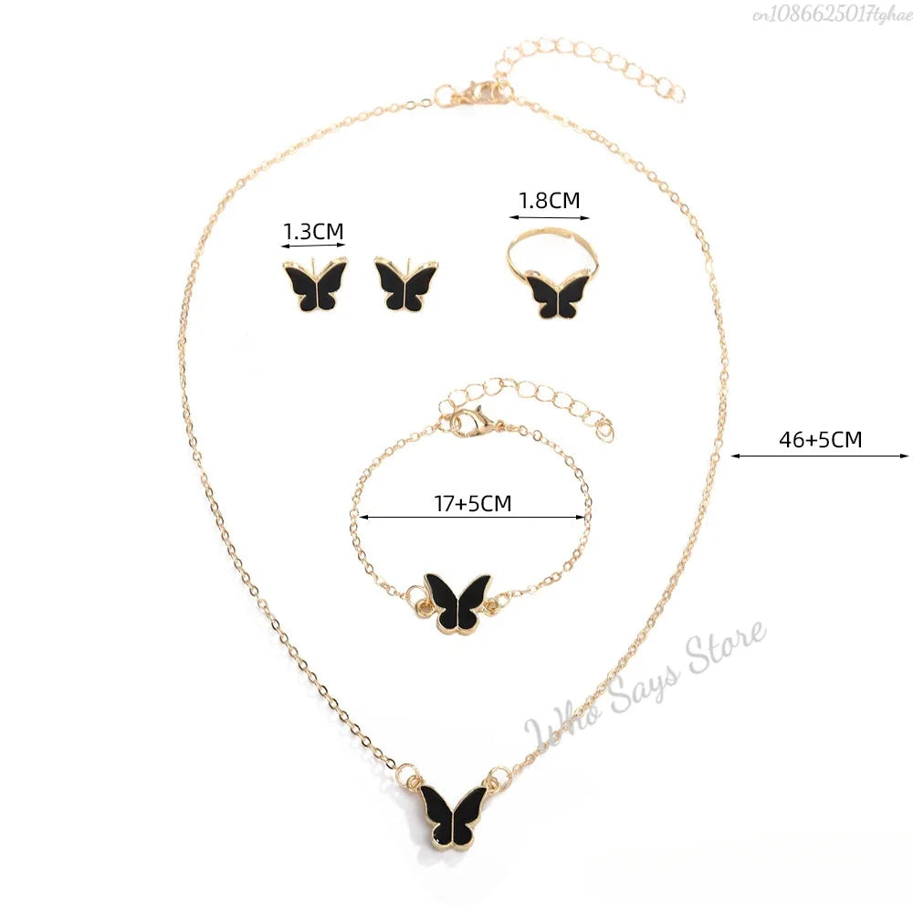 Butterfly Jewelry Set