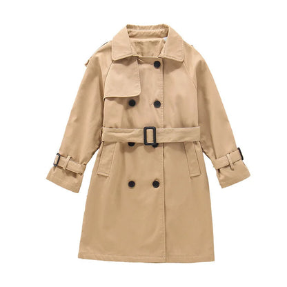 Girls Spring Autumn Trench Coat